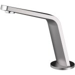 Bernstein - robinet / bec de lavabo en laiton, design et moderne, 2 trous - h. 18, 5cm - xelo - flex ...