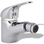Robinet de bidet de salle de bain chrome vidaxl778066