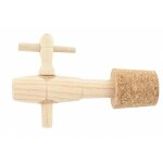 Robinet bois acacia pour vinaigrier 4 13 x 110