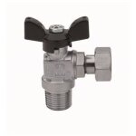 Robinet � boisseau sph�rique � raccord filet� m�le avec pivot dimensions : 1 / 2  x 3 / 4  dn 15 pn 30 ...