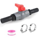 Robinet � boisseau sph�rique avec raccord pvc 1 vanne d'arr�t 1  (32 mm), 2 douilles 25 mm