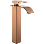 Vurahome - robinet cascade robinet de lavabo de salle de bain robinet d'eau de bassin en laiton mitigeur ...