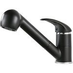 Robinet de cuisine?chrom?360 rotatif mitigeur d'vier?eurostyle avec douchette extractible