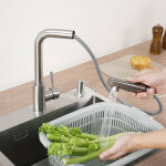 Cecipa - robinet cuisine douchette avec 2 modes de pulvrisation, mitigeur cuisine avec douchette extractible ...