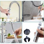 Robinet cuisine douchette, adaptateur robinet cuisine, 2 modes de robinet pulv�risateur extractible, ...