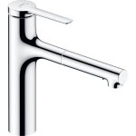 Hansgrohe - zesis m33 mitigeur de cuisine 160 avec douchette extractible 2 jets, sbox lite chrom�