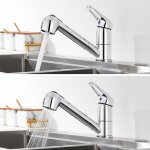 Robinet cuisine douchette, mitigeur cuisine avec douchette, robinetterie de cuisine avec douchette extractible ...