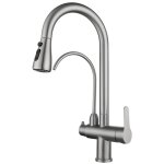 Robinet cuisine extensible 3 voies robinet mitigeur evier en inox 304 rotatif � 360�