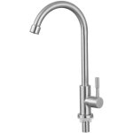 Robinet cuisine, mitigeur cuisine en acier inoxydable, rotatif � 360� robinet evier, vertical, pour �viers ...