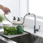 Auralum - robinet cuisine mitigeur avec douchette extractible ?mlangeur de cuisine en 7 forme tube ?chrome ...