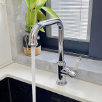 Robinet de cuisine r�tro en cuivre premium?�quip� d'a�rateur � alv�oles, �lectroplating multicouche, ...