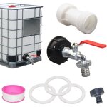 Robinet cuve 1000l, s60x6 ibc raccord robinet, 3 / 4  d'�coulement accessoire r�servoir, adaptateur de ...