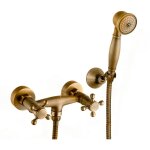 Robinet de douche série almendro en couleur antique Robinet de douche série almendro en couleur antique