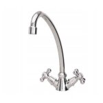 Robinet d'�vier de cuisine sur pied r�tro