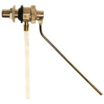 Robinet flotteur 1 / 2  silencieux en laiton satin� ? mod�le e28112 ? pour bo�tier de wc ? farg