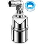 Robinet flotteur 3 / 4  pour r�servoir d'eau de piscine - valve de contr�le automatique du niveau d'eau ...