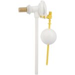 Nicoll - robinet flotteur contre pression 215mm 3 / 8' avec alimentation latrale pour rservoir de chasse ...