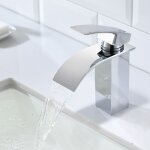 Cecipa - robinet lavabo cascade chromé, mitigeur de lavabo cascade avec valve en céramique, durable et ... Cecipa - robinet lavabo cascade chromé, mitigeur de lavabo cascade avec valve en céramique, durable et ...