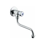 Robinet de lavabo mural avec bec pivotant idral classic 08015 / e chrom�