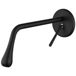 Robinet de lavabo mural encastr� en laiton - mitigeur eau chaude / froide pour vasque � poser, design ...