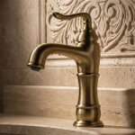 Robinet de lavabo paulgurkes en bronze r�tro