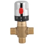 Lifcausal - robinet mlangeur thermostatique en laiton massif g1 / 2 pour douche, contrle de temprature ...