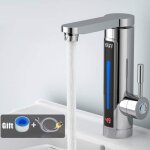 Robinet mitigeur 220v chauffe - eau lectrique instantan sans rservoir avec tube chauffant en acier ...