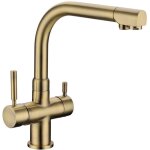 Robinet mitigeur 3 voies - bronze - denali - gamme ''park''
