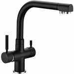 Robinet mitigeur 3 voies - noir mat - denali - gamme ''park''