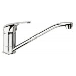 Pro et discount - robinet mitigeur d'évier de cuisine bas à bec rotatif chrome limiteur de débit Pro et discount - robinet mitigeur d'évier de cuisine bas à bec rotatif chrome limiteur de débit