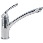 Pro et discount - robinet mitigeur d'�vier de cuisine � bec fixe �conomiseur d'eau chrom�