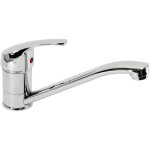 Robinet mitigeur pour evier de cuisine a bec mobile en laiton chrome Robinet mitigeur pour evier de cuisine a bec mobile en laiton chrome