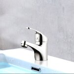 Pro et discount - robinet mitigeur de lavabo chrome cartouche ceramique butee economique Pro et discount - robinet mitigeur de lavabo chrome cartouche ceramique butee economique