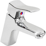 Pro et discount - robinet mitigeur lavabo design laiton chrome cartouche ceramique Pro et discount - robinet mitigeur lavabo design laiton chrome cartouche ceramique