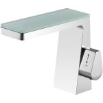 Bernstein - robinet mitigeur pour lavabo ou vasque nt7320 effet cascade - chrome et verre