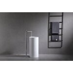 Bernstein - robinet mitigeur sur pied pour lavabo totem 8046 - chrome ou noir mat chrome