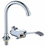 [jamais utilis�] robinet � p�dale � p�dale robinet d'�vier de cuisine robinet de salle de bain m�langeur ...