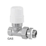 Robinet de radiateur droit � visser - f 1 / 2' - thermostatisable rbm