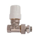 Robinet de radiateur droit à visser - f 3 / 4' - thermostatisable - rbm Robinet de radiateur droit à visser - f 3 / 4' - thermostatisable - rbm
