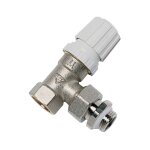 Robinet de radiateur �querre thermostatique - f 1 / 2' rbm