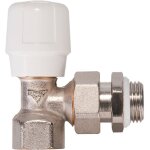 Robinet de radiateur �querre � visser - f 1 / 2' - simple r�glage rbm