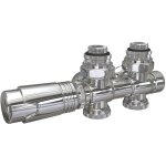 Robinet de radiateur, robinetterie d'angle, robinet thermostatique pour radiateur, kit multibloc pour ...