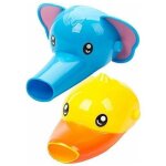Robinet de rallonge pour enfants b�b�s enfants - ensemble de 2 rallonges d'animaux pour robinetterie(�l�phant ...