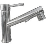 Bagnoclic - robinet salle de bain avec douchette extractible chromée mitigeur lavabo en laiton Bagnoclic - robinet salle de bain avec douchette extractible chromée mitigeur lavabo en laiton
