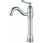 Vurahome - robinet salle bain haut peut pivoter � 360 �mitigeur lavabo?r�tro classique robinet salle ...