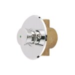 Presto ? robinet temporis� encastr� pour urinoir ? finition laiton chrom� ? r�sistant � la corrosion ...