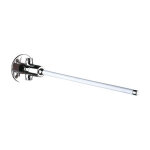 Robinet temporisé mural lavabo commande fémorale 15 - 21 l440 Robinet temporisé mural lavabo commande fémorale 15 - 21 l440