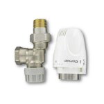 Robinet thermostatique - corps et tte thermostatique monts - querre inverse 1 / 2 (15x21) - m28 - ...