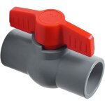 Vanne � bille en pvc, vanne compacte � deux voies en t pour la r�gulation du d�bit dans les canalisations ...