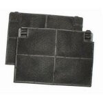 Lot de 2 filtres charbon roblin 5403001 193x137x20mm (484000008781, eff70) hotte roblin de dietrich, ...